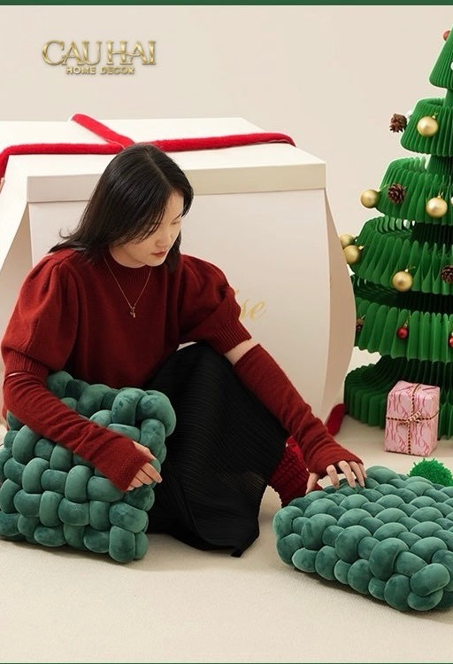 FÊTES COUTURE - GỐI ĐAN SWEET MEADOW BISCUITS - CẬU HAI HOME DECOR