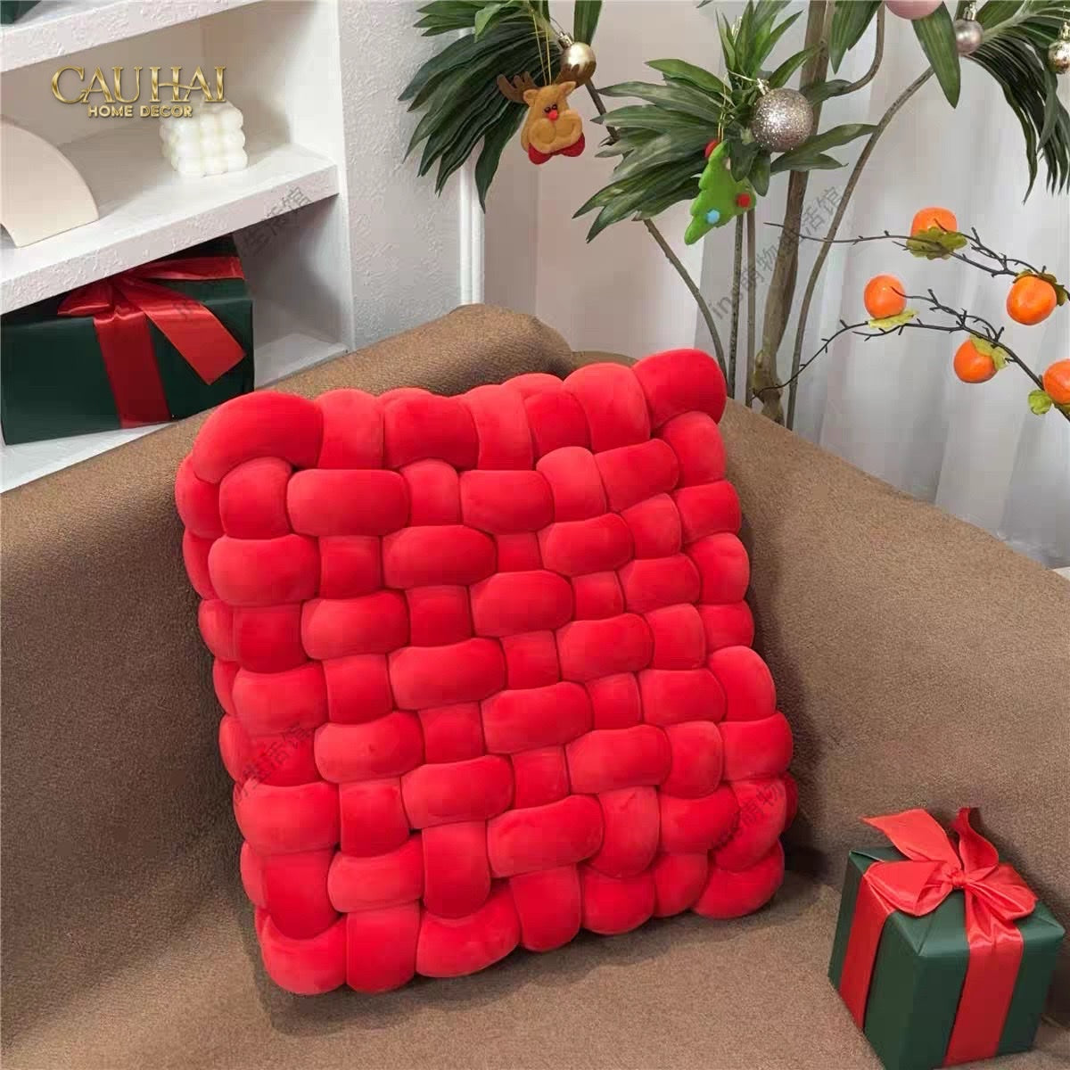 FÊTES COUTURE - GỐI ĐAN SWEET MEADOW BISCUITS - CẬU HAI HOME DECOR