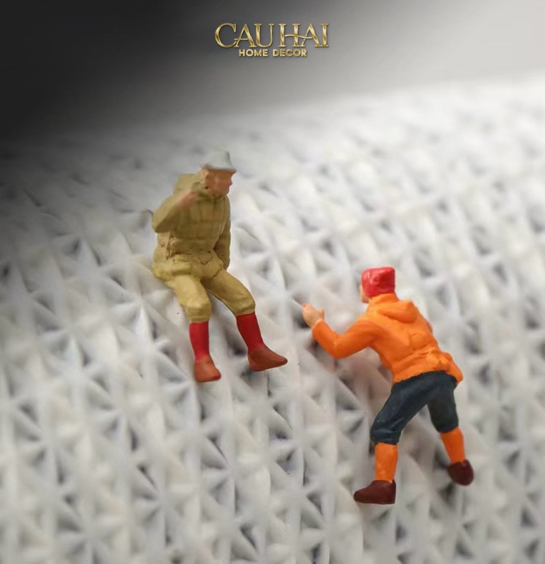 THẢM TRÒN D80/100 - CHILL VIBES - CẬU HAI HOME DECOR