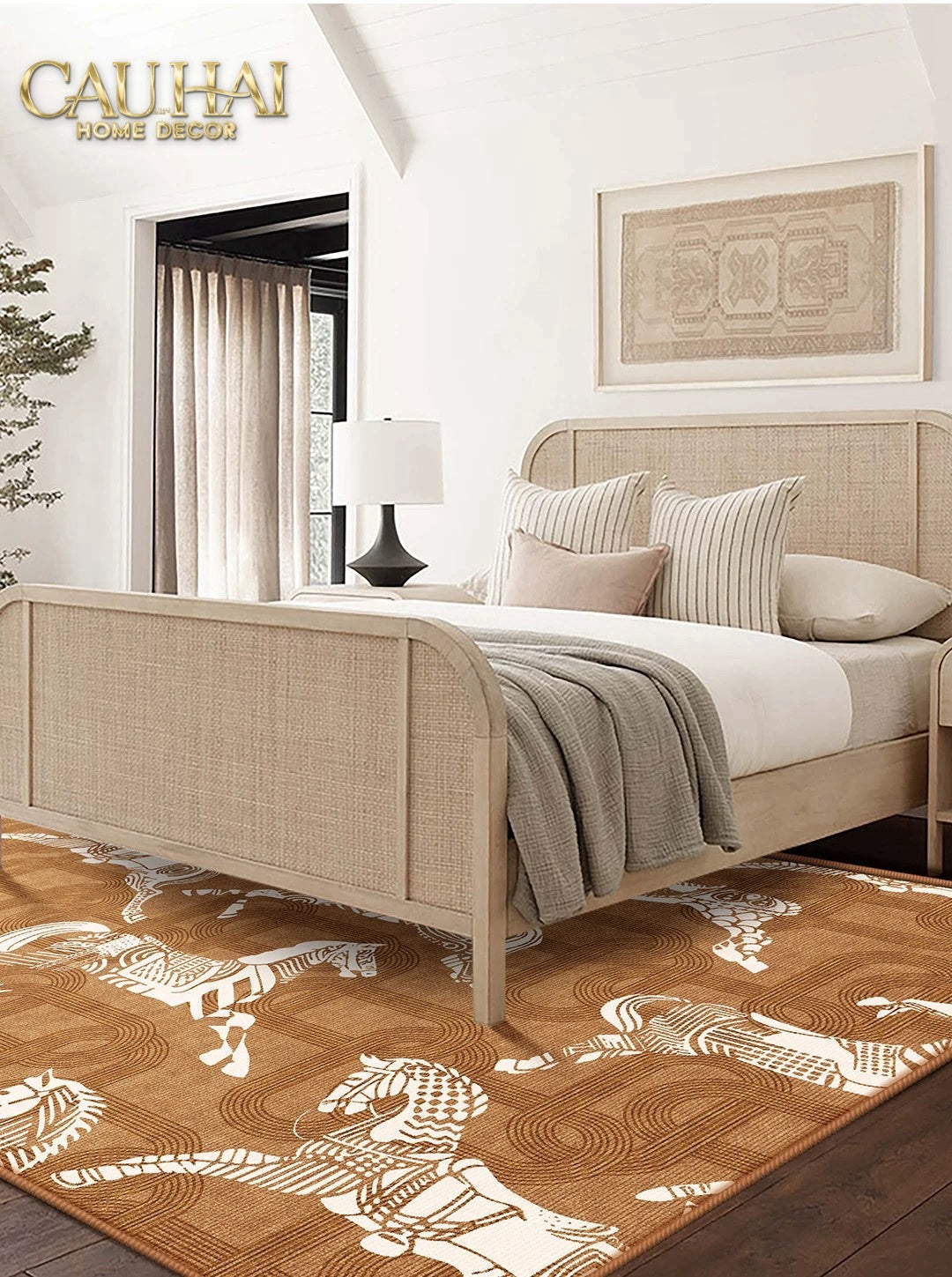 THẢM TRẢI SÀN NHUNG BỈ 140x200 ARRAKIS CAVALIER - CẬU HAI HOME DECOR