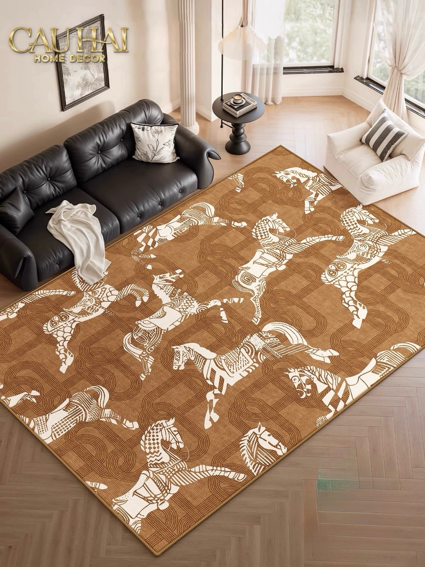 THẢM TRẢI SÀN NHUNG BỈ 140x200 ARRAKIS CAVALIER - CẬU HAI HOME DECOR