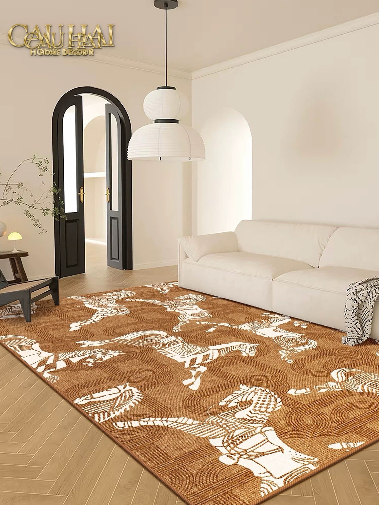 THẢM TRẢI SÀN NHUNG BỈ 140x200 ARRAKIS CAVALIER - CẬU HAI HOME DECOR