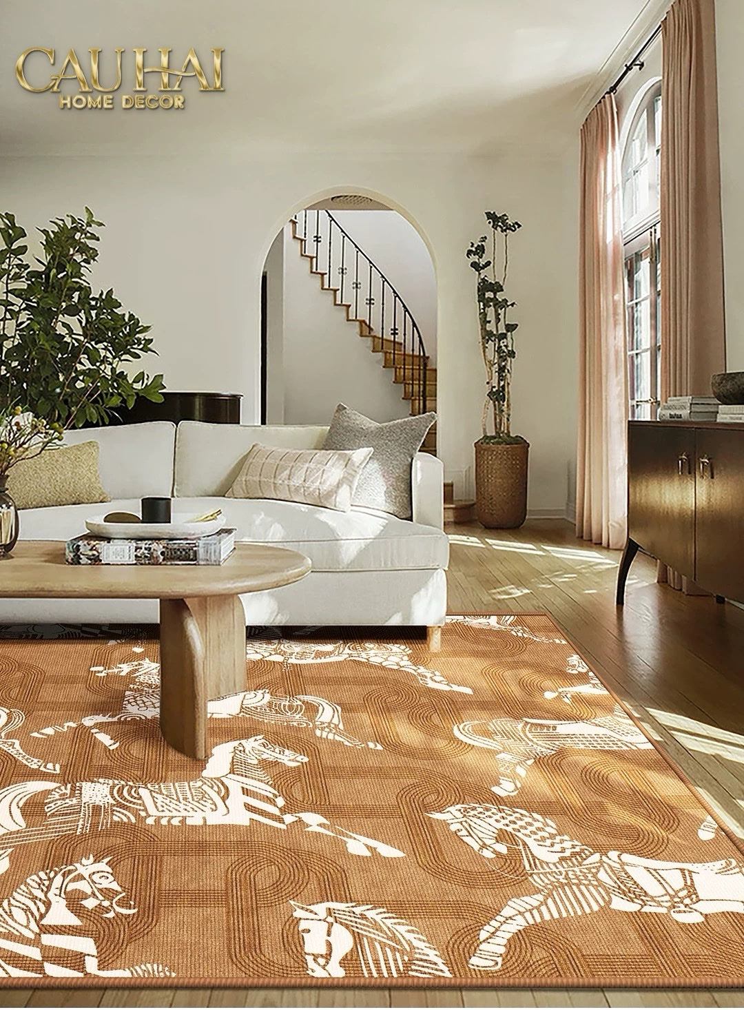 THẢM TRẢI SÀN NHUNG BỈ 140x200 ARRAKIS CAVALIER - CẬU HAI HOME DECOR