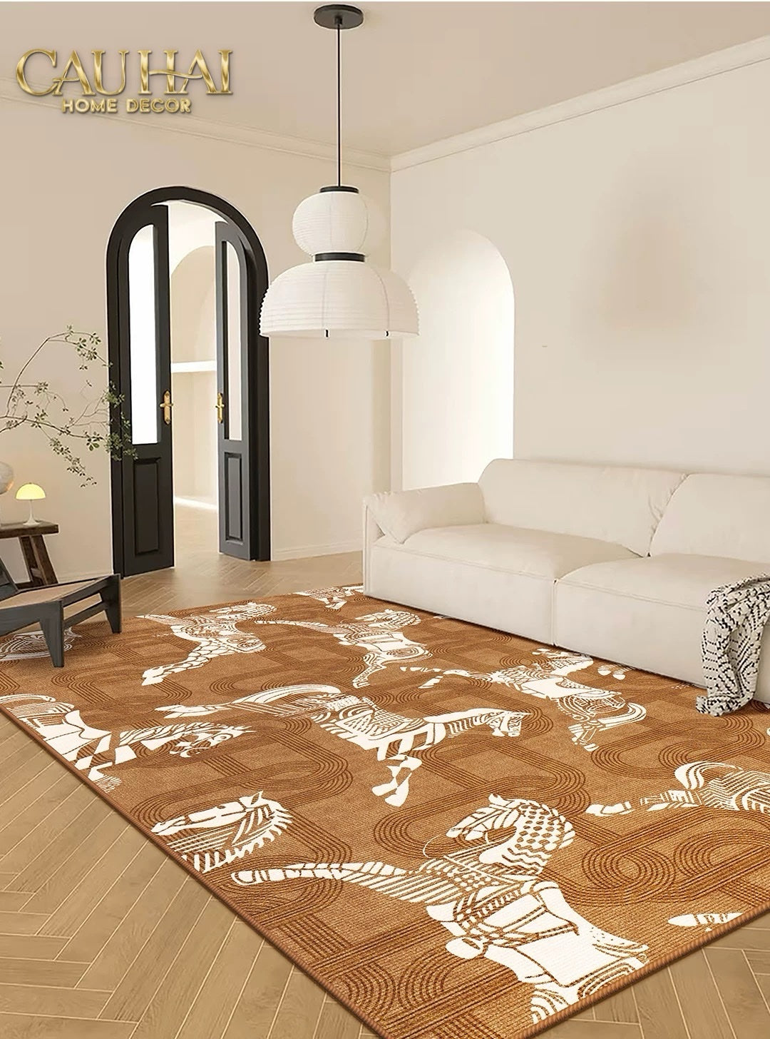 THẢM TRẢI SÀN NHUNG BỈ 140x200 ARRAKIS CAVALIER - CẬU HAI HOME DECOR