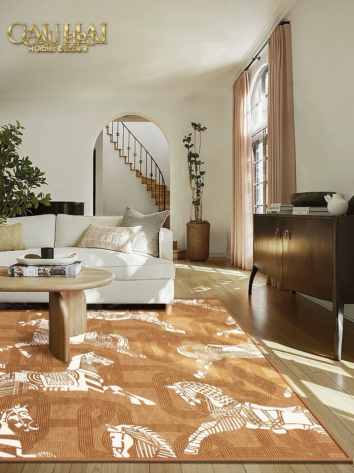 THẢM TRẢI SÀN NHUNG BỈ 140x200 ARRAKIS CAVALIER - CẬU HAI HOME DECOR