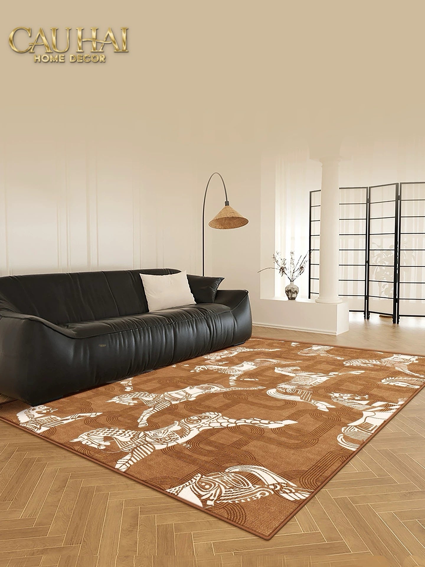 THẢM TRẢI SÀN NHUNG BỈ 140x200 ARRAKIS CAVALIER - CẬU HAI HOME DECOR