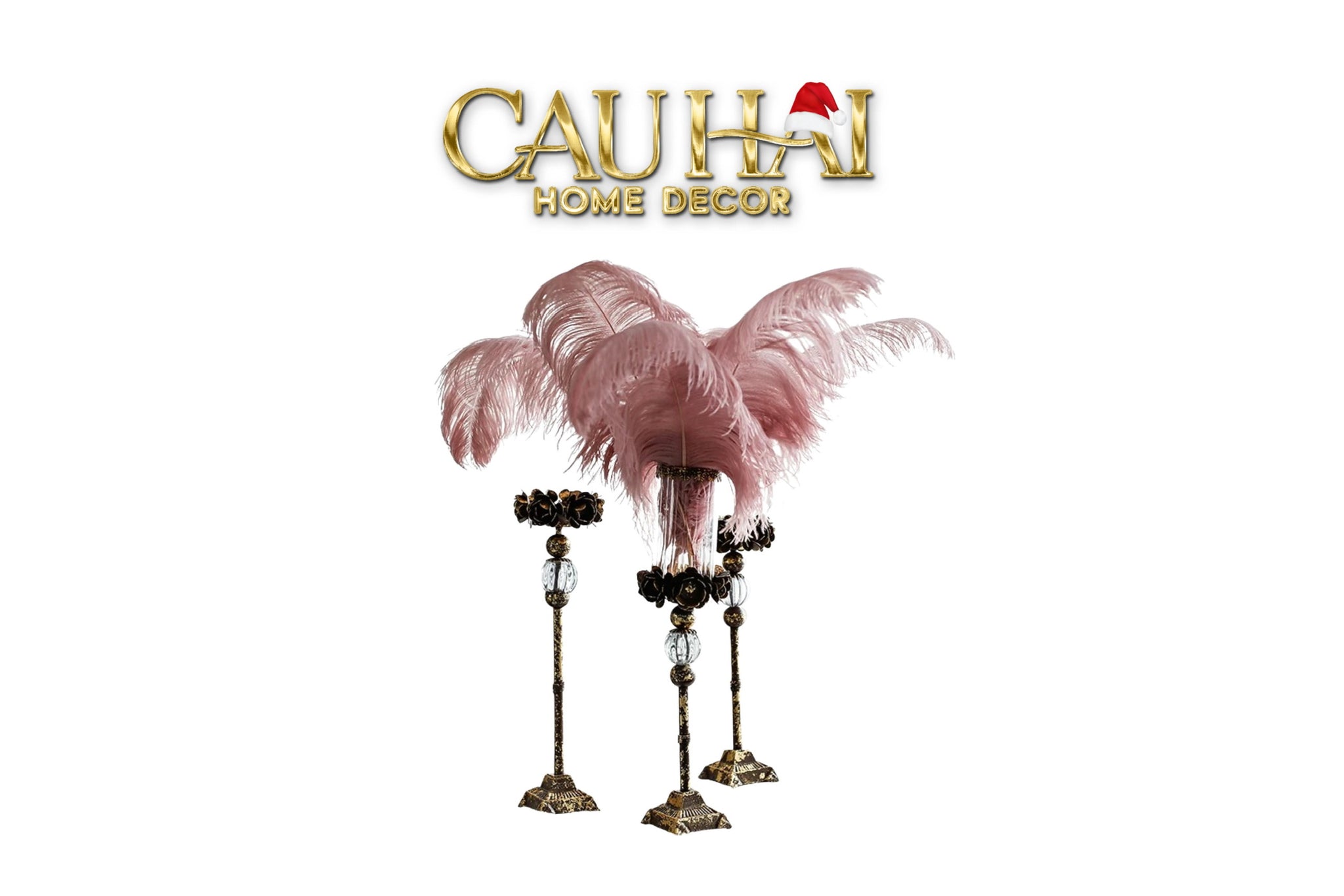 HOME COUTURE – ĐẾ NẾN RUSTIC STEPHANE ANTIQUE D’OR - CẬU HAI HOME DECOR