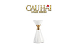 HOME COUTURE - ĐẾ NẾN ĐÁ MARBLE - IVORY MARBRE D’OR CANDLE HOLDER (tặng nến) - CẬU HAI HOME DECOR