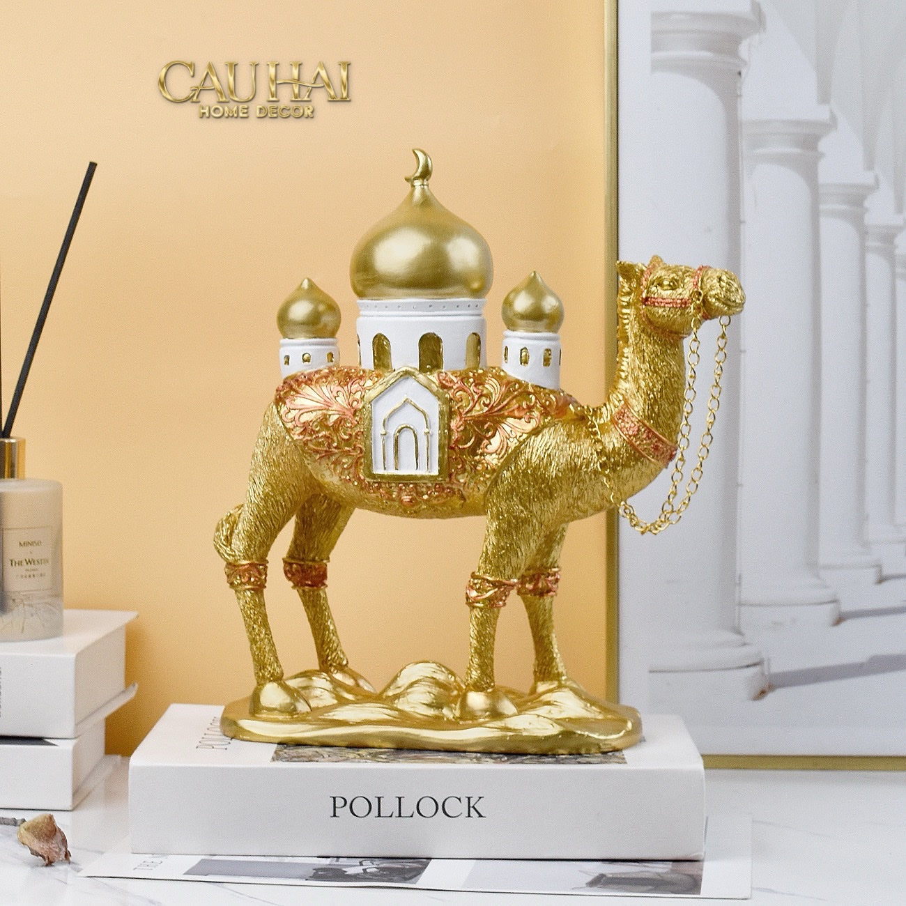 TƯỢNG LẠC ĐÀ ROYAL CARAVAN D’OR CAMEL - ORIENTAL VOYAGE-CẬU HAI HOME DECOR