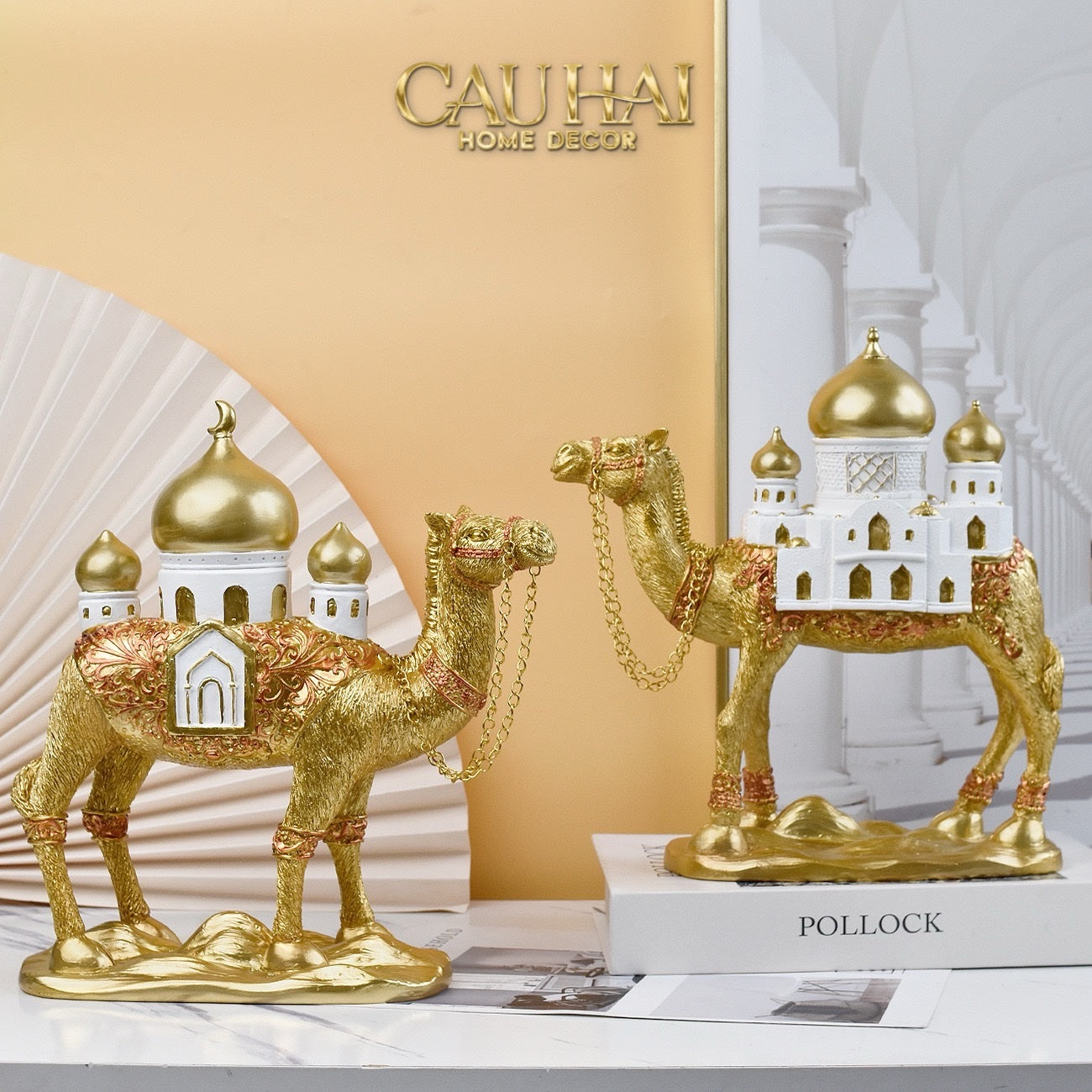 TƯỢNG LẠC ĐÀ ROYAL CARAVAN D’OR CAMEL - ORIENTAL VOYAGE-CẬU HAI HOME DECOR