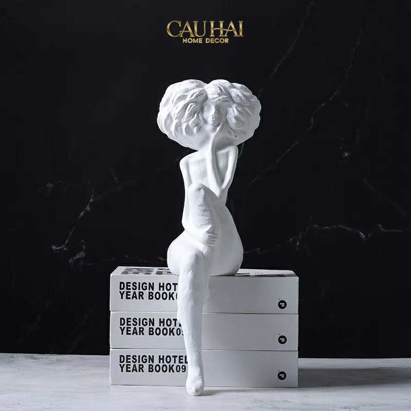 TƯỢNG CÔ GÁI LA MUSE SILENCIEUSE - CẬU HAI HOME DECOR