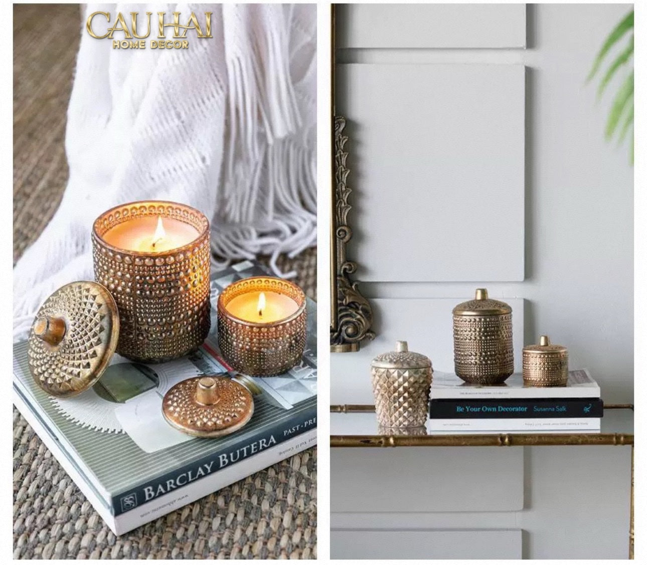 Home Couture - Lọ Nến Brasson Gothic Citrus & Cedar Scented Candle-CẬU HAI HOME DECOR