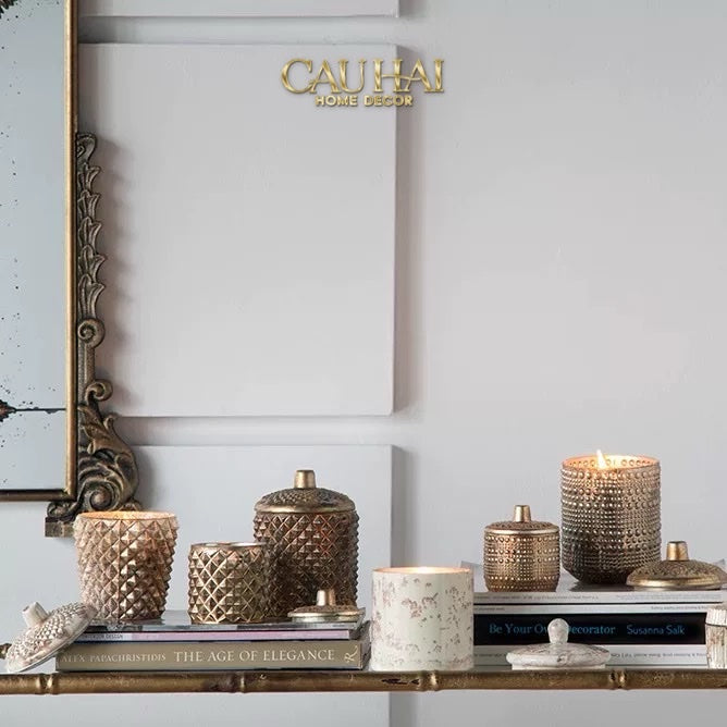 Home Couture - Lọ Nến Brasson Gothic Citrus & Cedar Scented Candle-CẬU HAI HOME DECOR