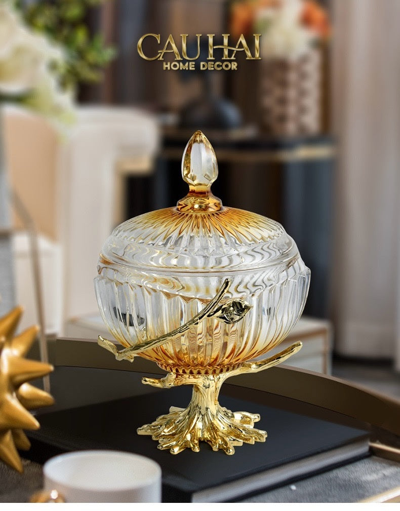 Home Couture - Amber Branch Bonbonnière Impériale-CẬU HAI HOME DECOR