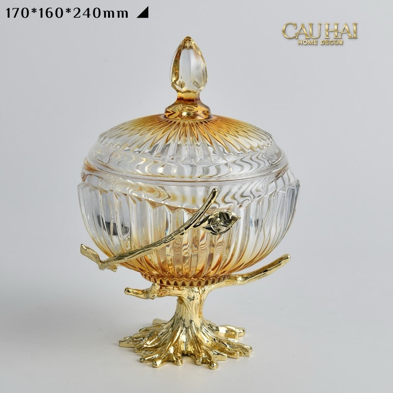 Home Couture - Amber Branch Bonbonnière Impériale-CẬU HAI HOME DECOR