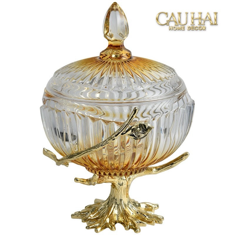 Home Couture - Amber Branch Bonbonnière Impériale-CẬU HAI HOME DECOR