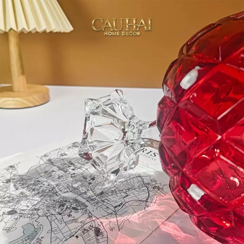 Fêtes Couture - Ly Tráng Miệng Thuỷ Tinh Ruby Glacée Coupe Dessert-CẬU HAI HOME DECOR