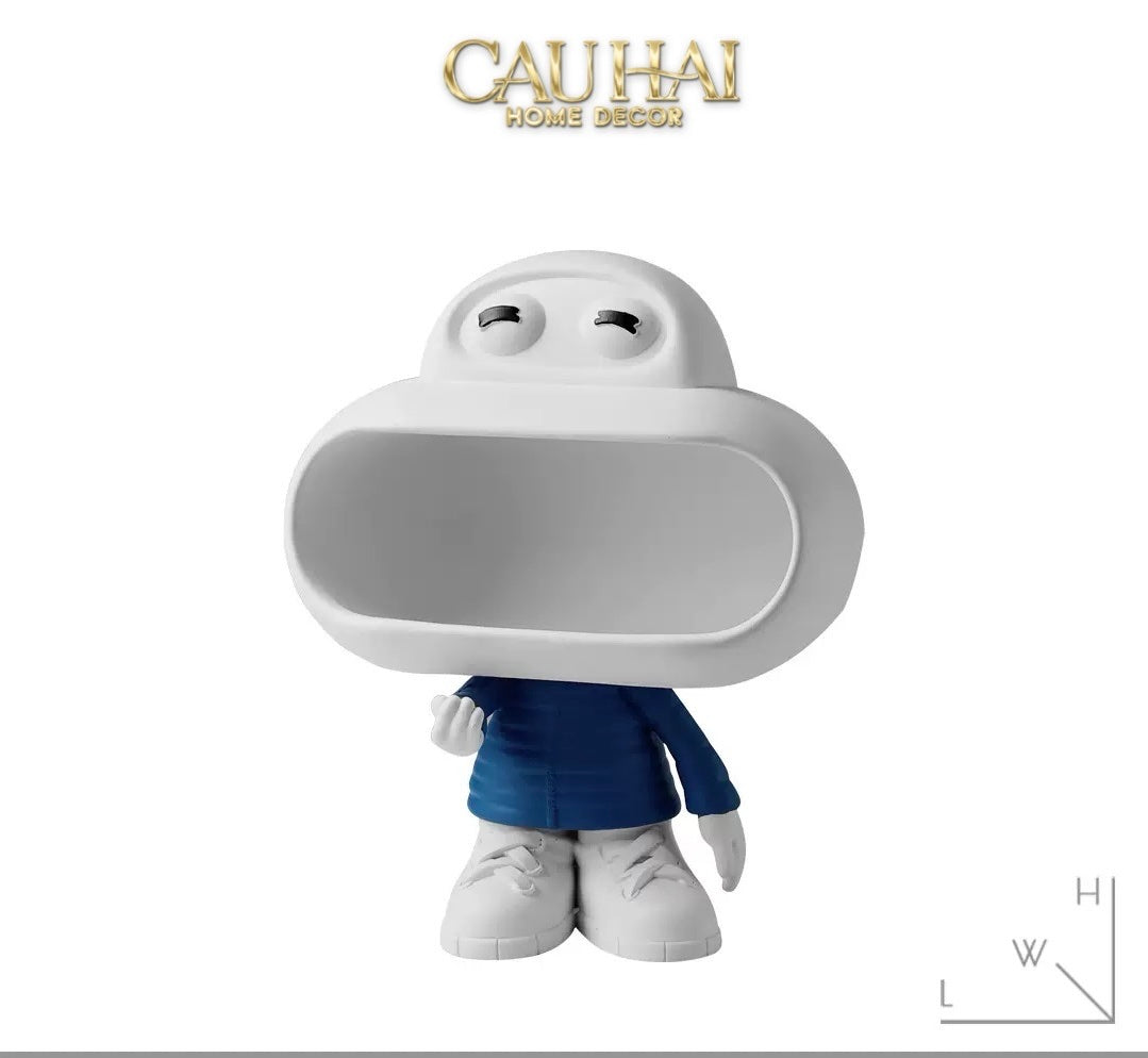 Tượng Treo Chìa Khoá Figurine Big Mouth Key Holder-CẬU HAI HOME DECOR