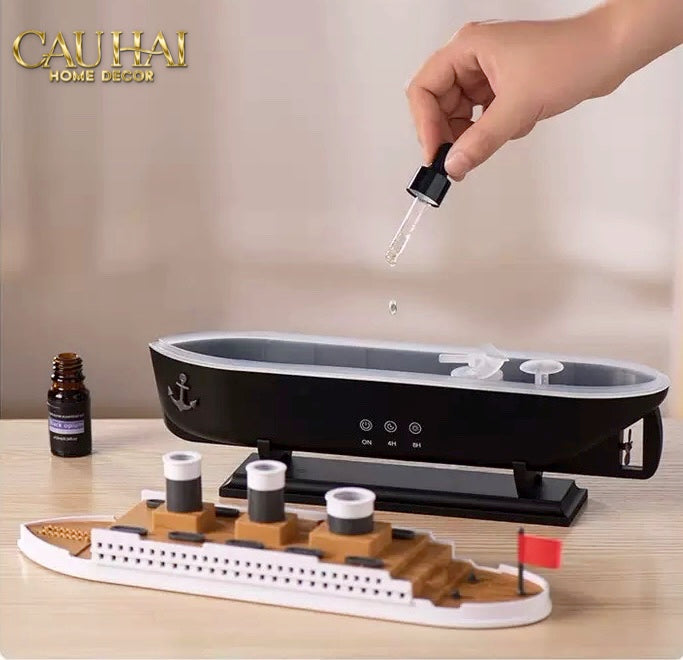 MÁY XÔNG TINH DẦU DU THUYỀN SYMPHONY VOYAGE - CẬU HAI HOME DECOR