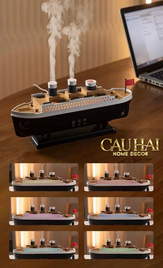 MÁY XÔNG TINH DẦU DU THUYỀN SYMPHONY VOYAGE - CẬU HAI HOME DECOR