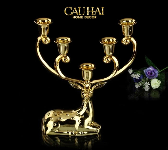 FÊTES COUTURE -
ĐẾ NẾN ANTLER IMPÉRIAL SIDEWAYS - CẬU HAI HOME DECOR