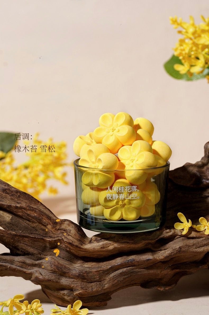HOME FRAGRANCE - GIFT SET ĐÁ KHUẾCH TÁN OSMANTHUS BLOOM AROMA STONES - CẬU HAI HOME DECOR