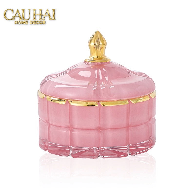 LỌ CRYSTAL MOSAIC AQUA/ONYX - CẬU HAI HOME DECOR