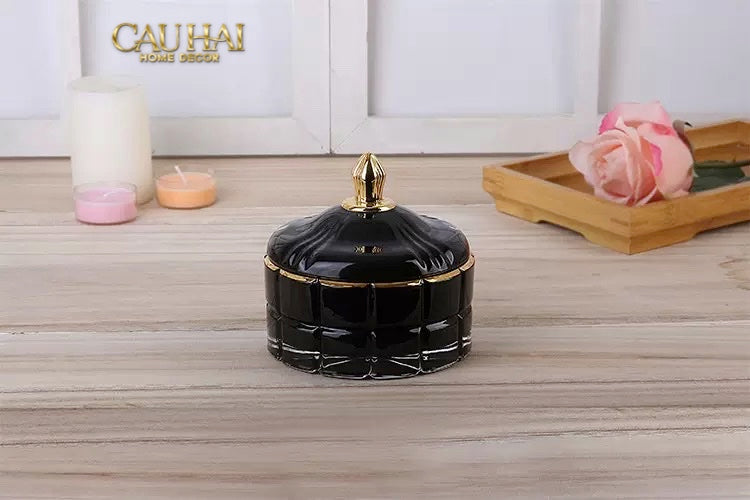 LỌ CRYSTAL MOSAIC AQUA/ONYX - CẬU HAI HOME DECOR