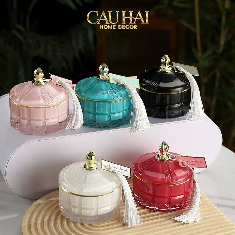 LỌ CRYSTAL MOSAIC AQUA/ONYX - CẬU HAI HOME DECOR