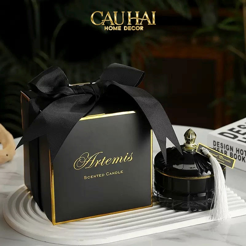 LỌ CRYSTAL MOSAIC AQUA/ONYX - CẬU HAI HOME DECOR