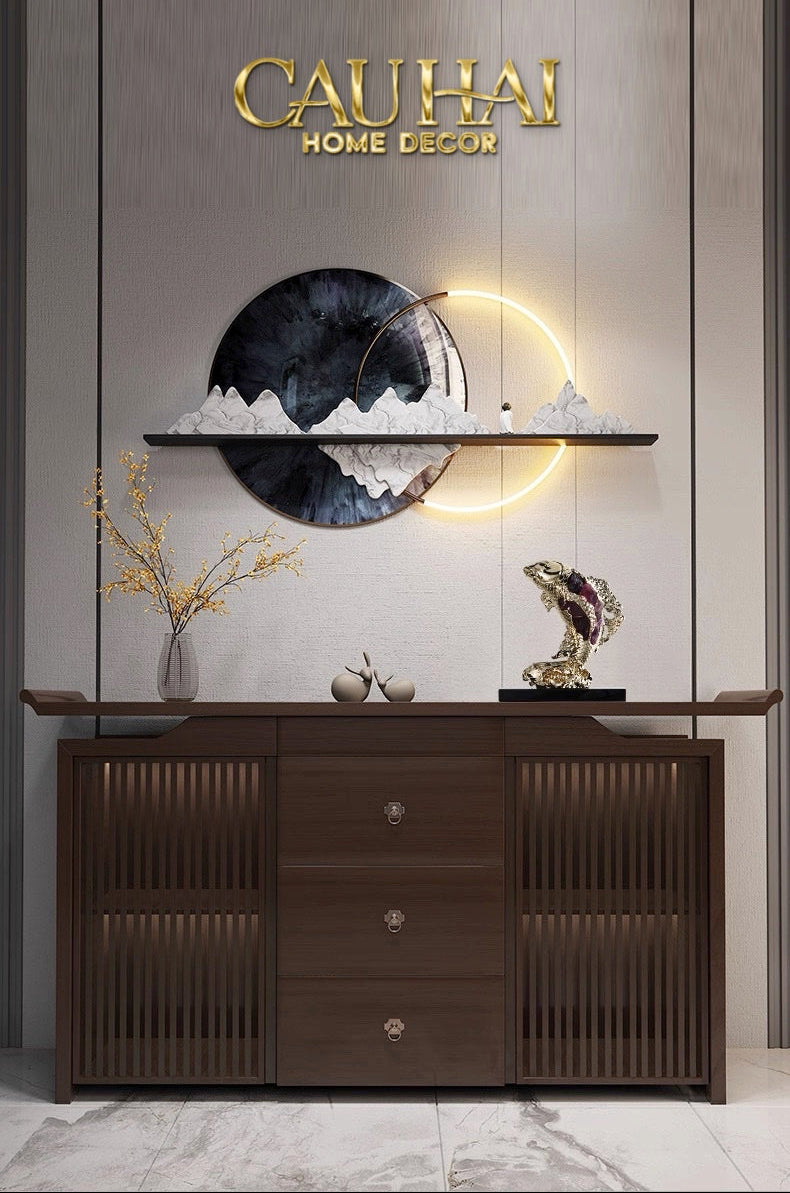 Home Couture - Tượng Đồng Cá Chép Royale Amethyst Dragon Ascend H22-CẬU HAI HOME DECOR